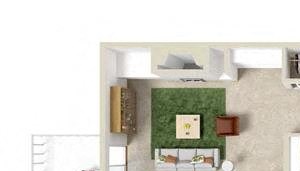 1 Bedroom 1 Bath Flat Floor Plan 1 Bedroom 1 Bath Flat Floor Plan at Haven at Charbonneau, Oregon, 97070